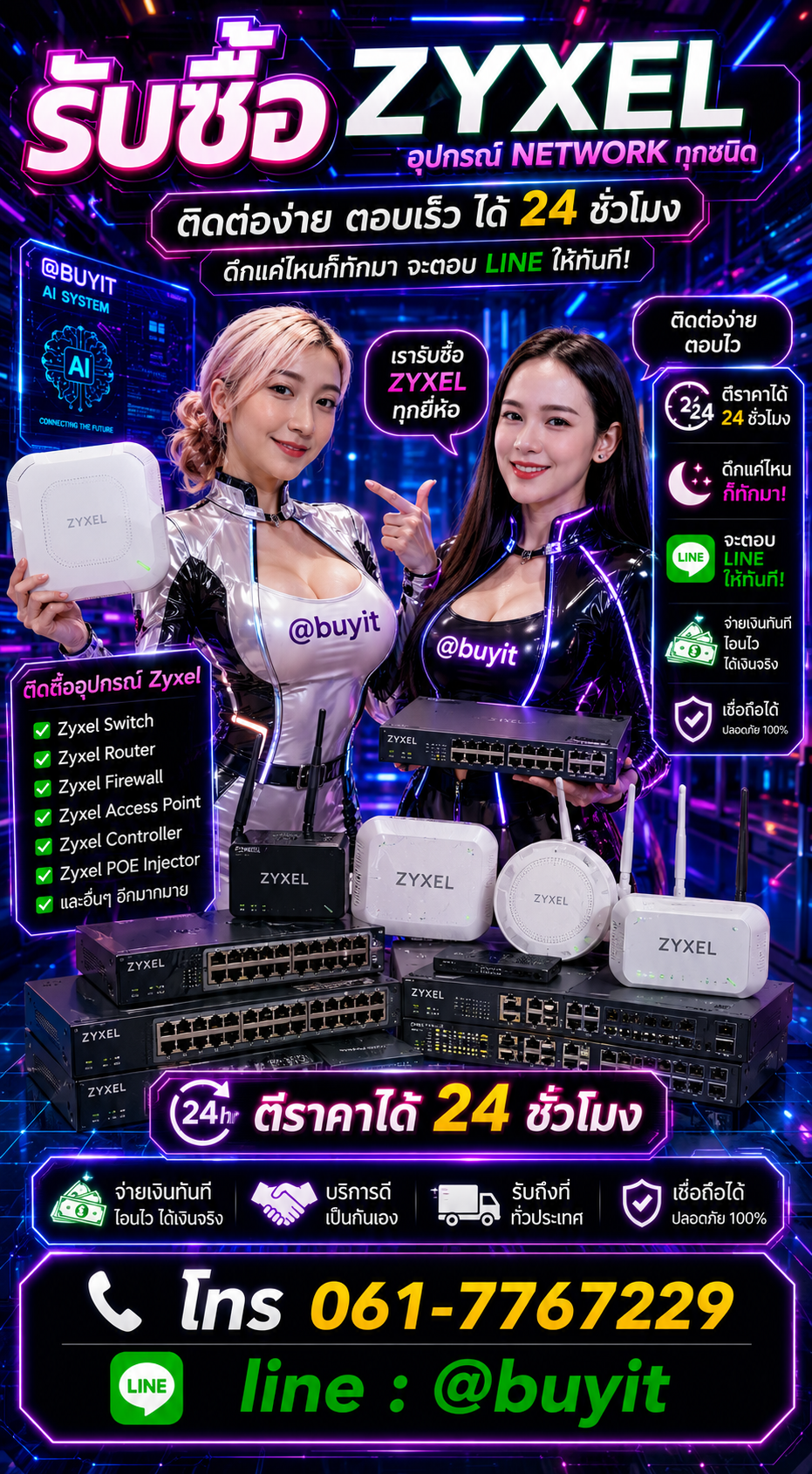 รับซื้อZyxelกับ Buyit.in.th