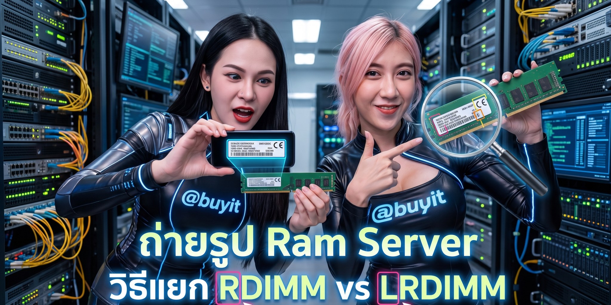 ภาพประกอบ ขาย Ram Server ที่ปลดประจำการ มีวิธีถ่ายรูปฉลากสเปกและเช็กประเภท RDIMM หรือ LRDIMM ให้คนซื้อดูง่ายอย่างไร