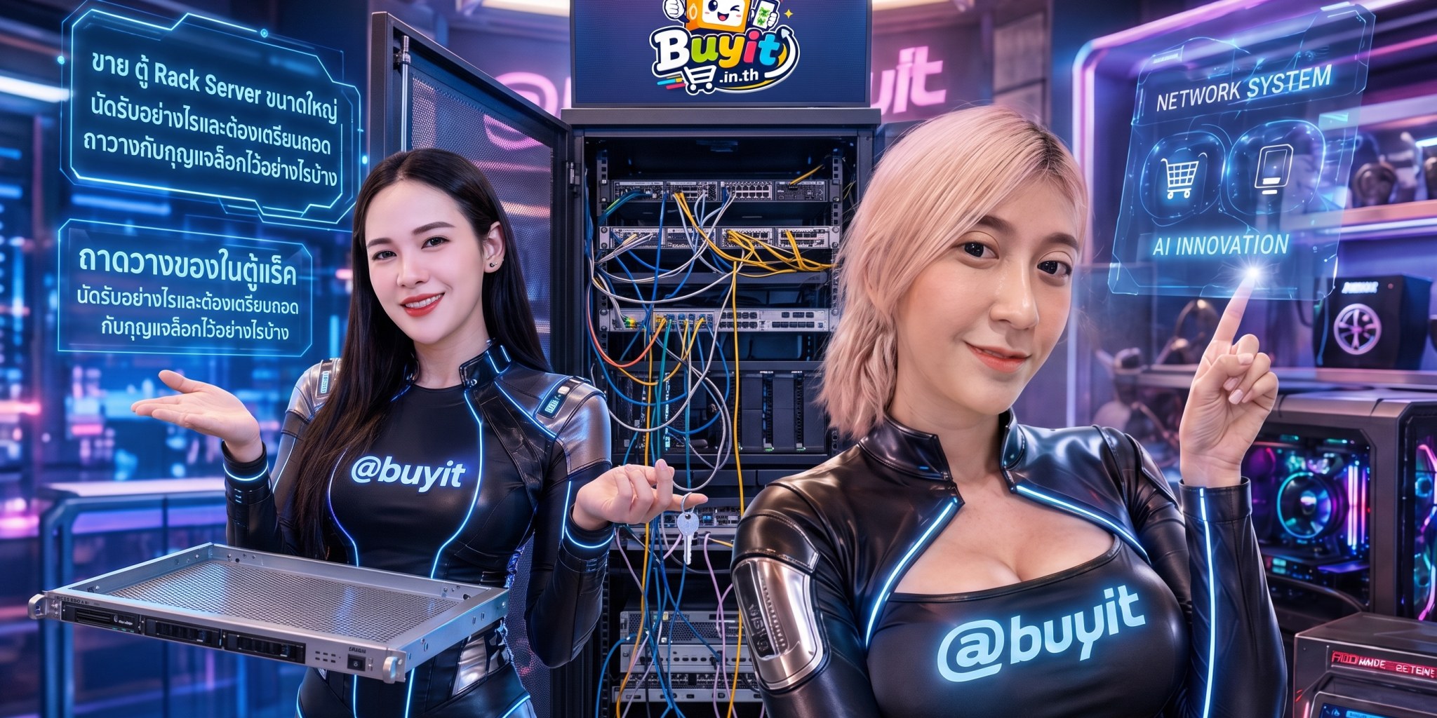 ภาพประกอบ ขาย ตู้ Rack Server ขนาดใหญ่ นัดรับอย่างไรและต้องเตรียมถอดถาดวางกับกุญแจล็อกไว้อย่างไรบ้าง