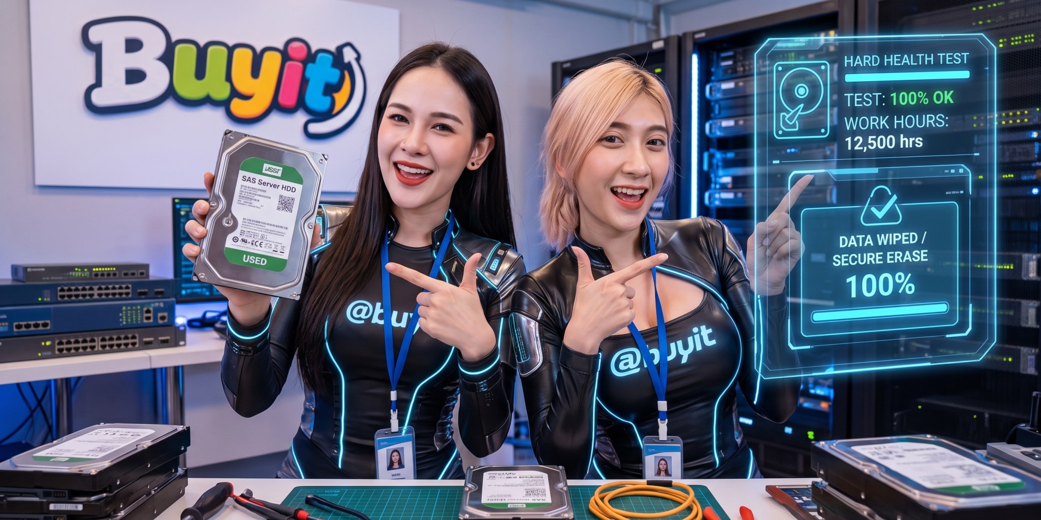 ภาพประกอบ ขาย Harddisk Server พอร์ต SAS มือสอง ควรแนบผลเทสชั่วโมงการทำงานและล้างข้อมูลอย่างไรให้ปลอดภัย