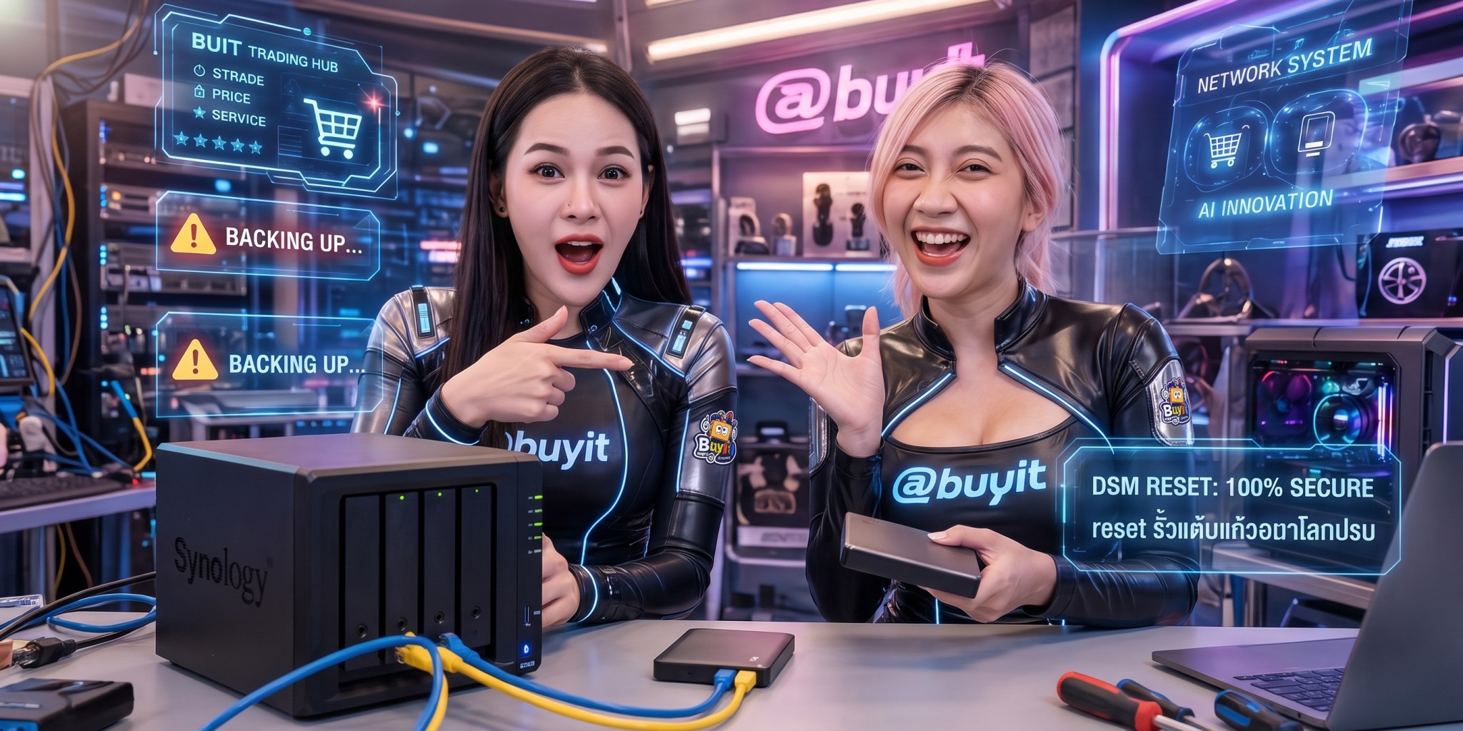 ภาพประกอบ ขาย Synology ตัวเดิมเพื่อขยับรุ่น ต้องสำรองข้อมูลและรีเซ็ต DSM ล้างบัญชีผู้ใช้อย่างไรก่อนส่งมอบ