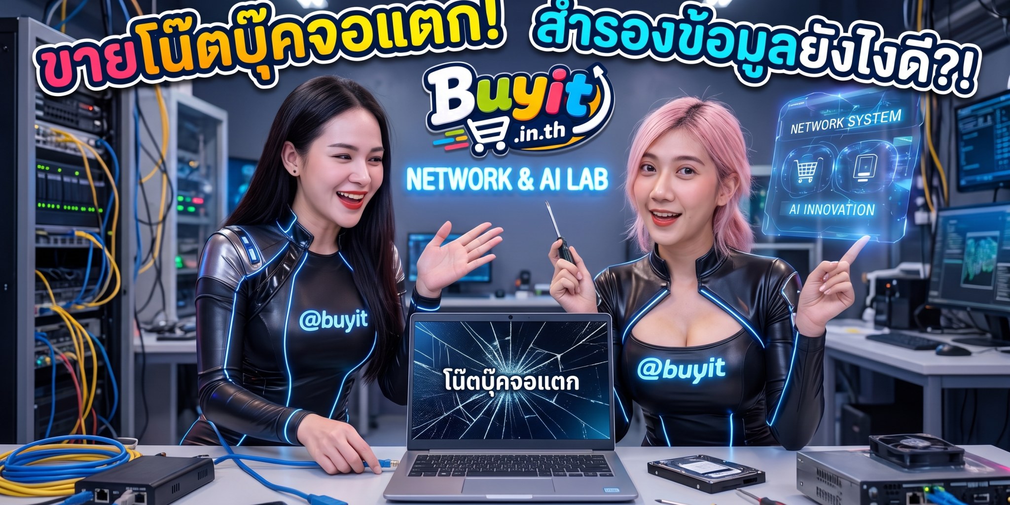 ภาพประกอบ ขาย โน๊ตบุ๊คจอแตก แต่เครื่องยังติด ควรสำรองข้อมูลอย่างไรและขายยกเครื่องหรือแยกอะไหล่ดีกว่า