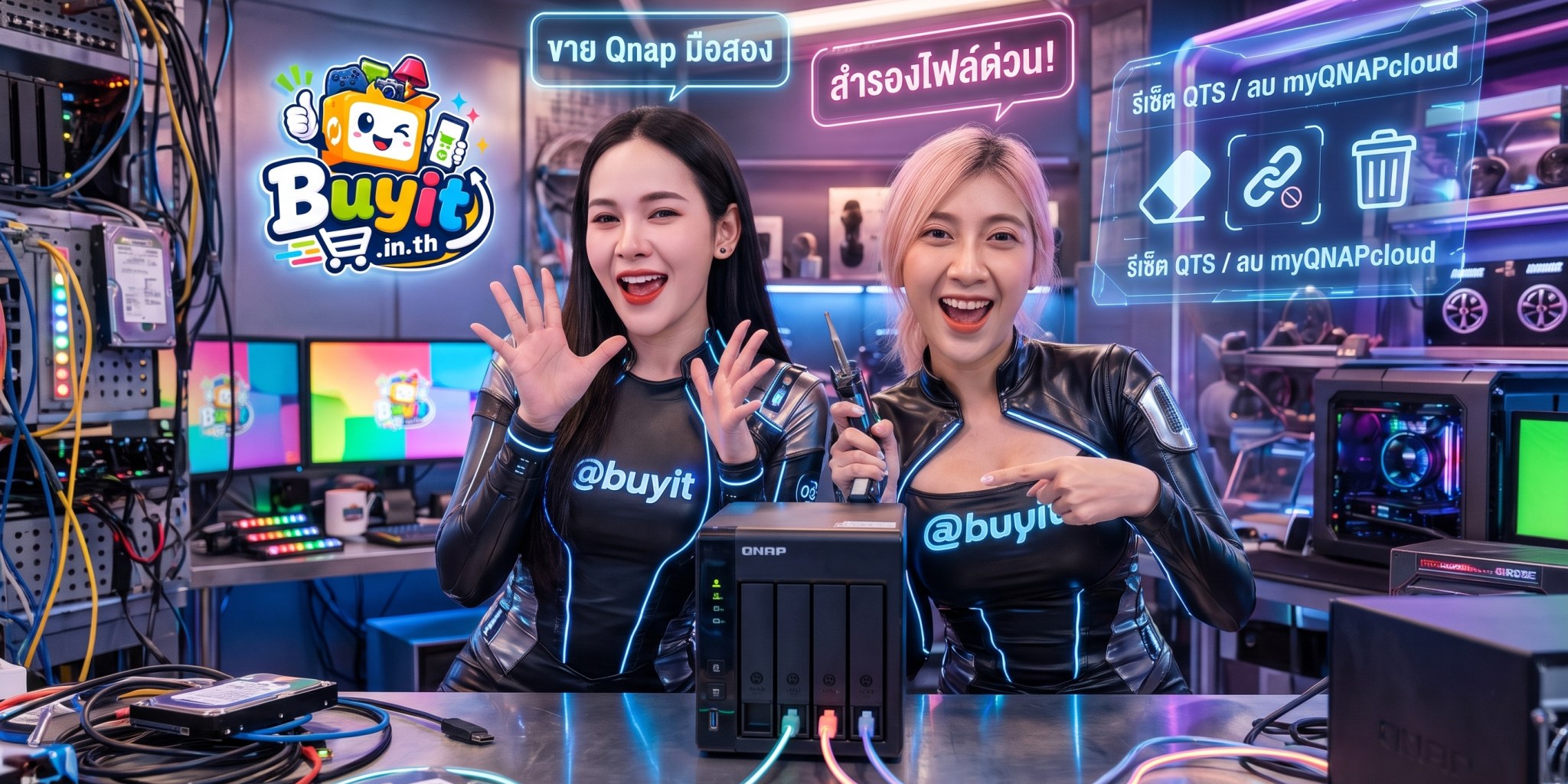 ภาพประกอบ ขาย Qnap มือสอง ต้องสำรองไฟล์และรีเซ็ตค่า QTS ลบการผูก myQNAPcloud อย่างไรให้ปลอดภัย