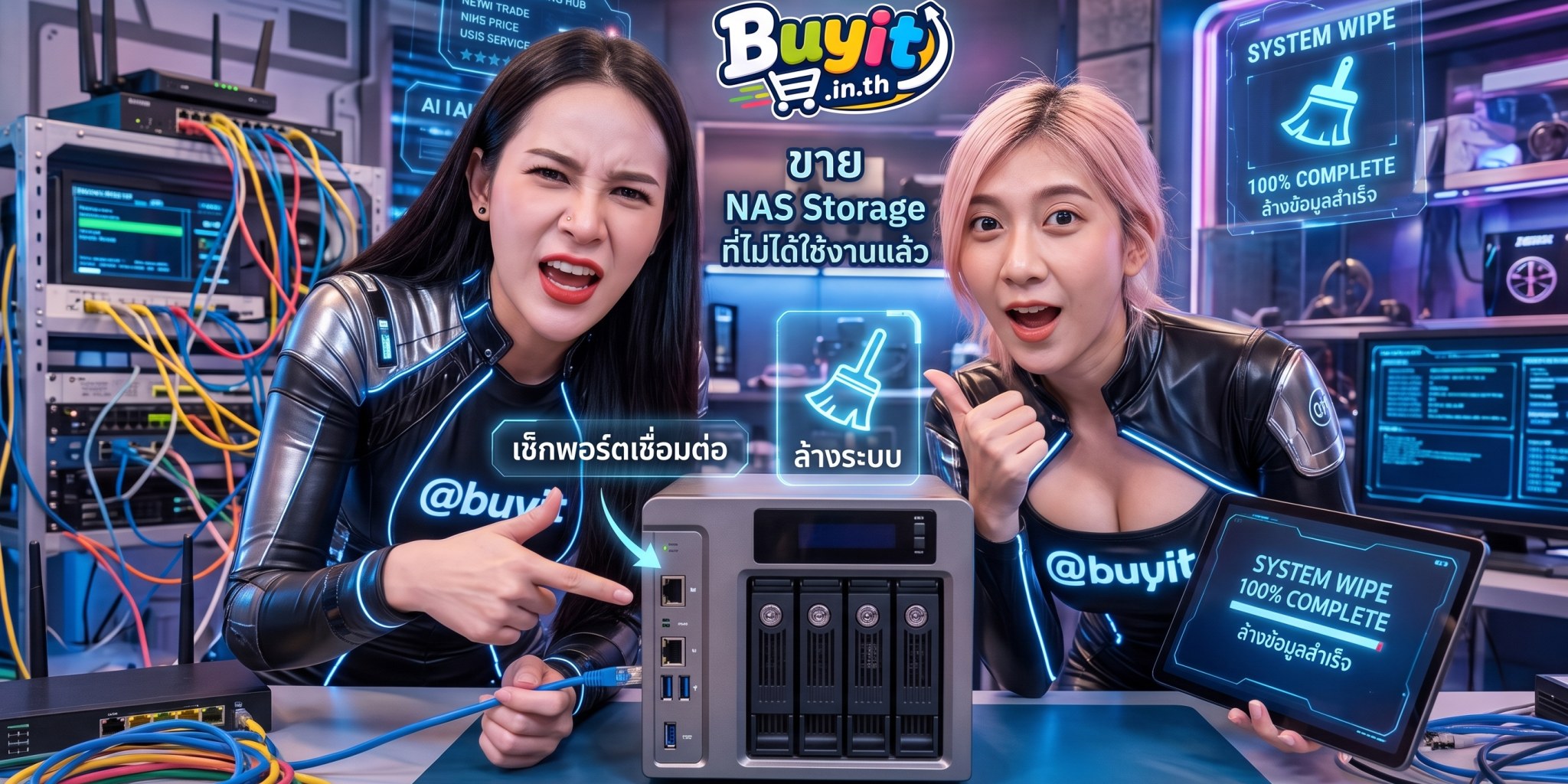 ภาพประกอบ ขาย NAS Storage ที่ไม่ได้ใช้งานแล้ว เตรียมตัวล้างระบบและเช็กพอร์ตเชื่อมต่ออย่างไร